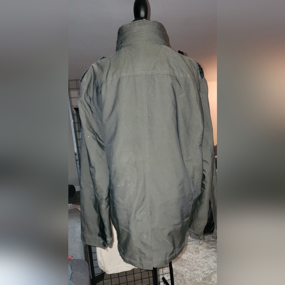Marc New York Andrew Marc Men's OliveBrown Military Jacket Size XL - Picture 8 of 12